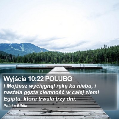Wyjścia 10:22 POLUBG Bible Verse Image