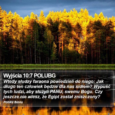 Wyjścia 10:7 POLUBG Bible Verse Image
