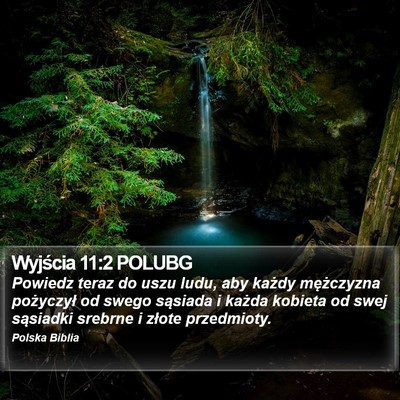 Wyjścia 11:2 POLUBG Bible Verse Image