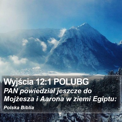 Wyjścia 12:1 POLUBG Bible Verse Image