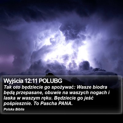 Wyjścia 12:11 POLUBG Bible Verse Image