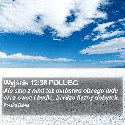 Wyjścia 12:38 POLUBG Bible Verse Image