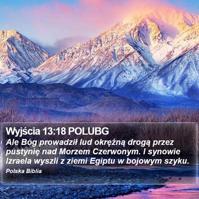 Wyjścia 13:18 POLUBG Bible Verse Image