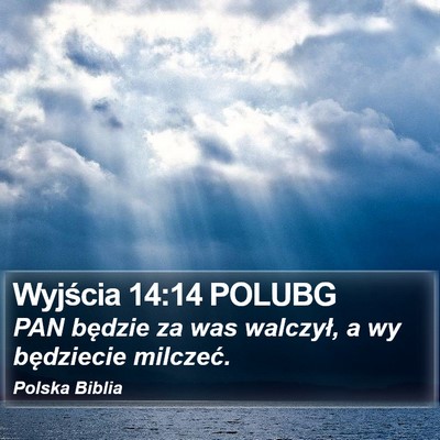 Wyjścia 14:14 POLUBG Bible Verse Image