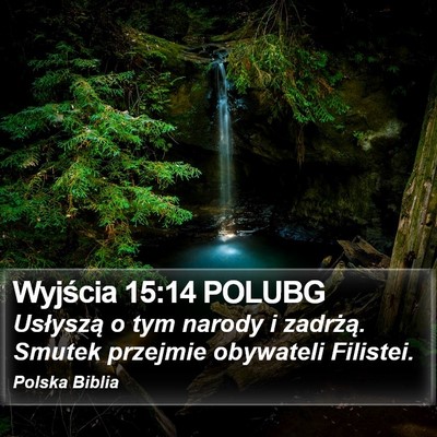 Wyjścia 15:14 POLUBG Bible Verse Image