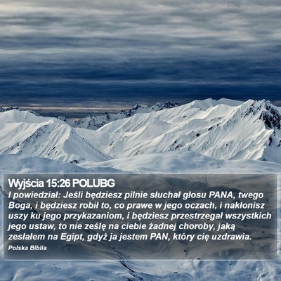 Wyjścia 15:26 POLUBG Bible Verse Image