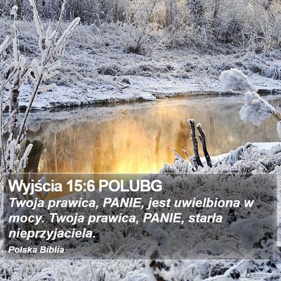 Wyjścia 15:6 POLUBG Bible Verse Image