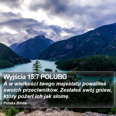 Wyjścia 15:7 POLUBG Bible Verse Image
