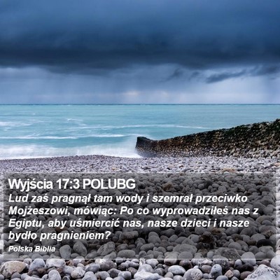Wyjścia 17:3 POLUBG Bible Verse Image