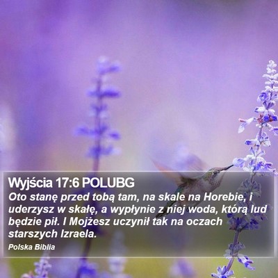 Wyjścia 17:6 POLUBG Bible Verse Image