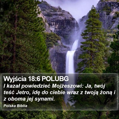 Wyjścia 18:6 POLUBG Bible Verse Image