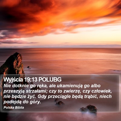 Wyjścia 19:13 POLUBG Bible Verse Image