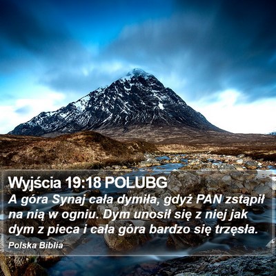 Wyjścia 19:18 POLUBG Bible Verse Image