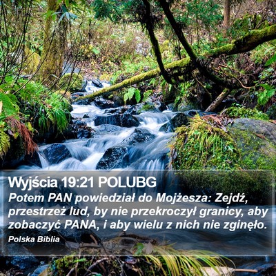 Wyjścia 19:21 POLUBG Bible Verse Image