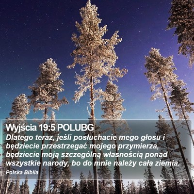 Wyjścia 19:5 POLUBG Bible Verse Image