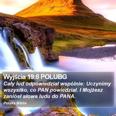 Wyjścia 19:8 POLUBG Bible Verse Image