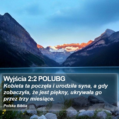 Wyjścia 2:2 POLUBG Bible Verse Image