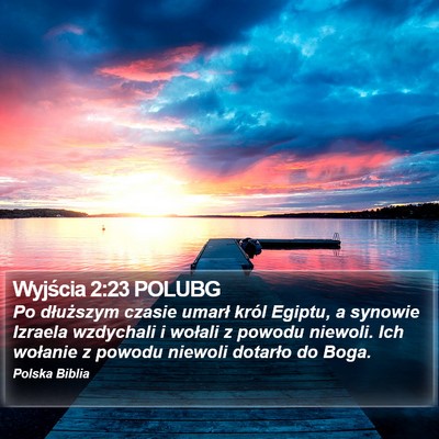 Wyjścia 2:23 POLUBG Bible Verse Image