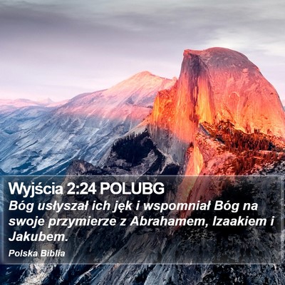 Wyjścia 2:24 POLUBG Bible Verse Image