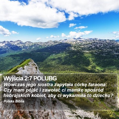 Wyjścia 2:7 POLUBG Bible Verse Image