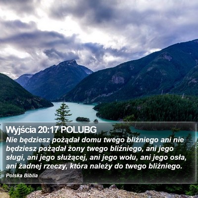 Wyjścia 20:17 POLUBG Bible Verse Image