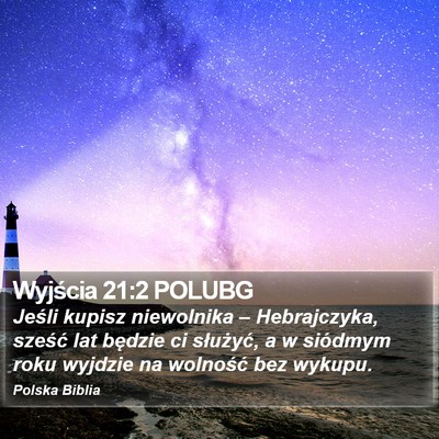 Wyjścia 21:2 POLUBG Bible Verse Image