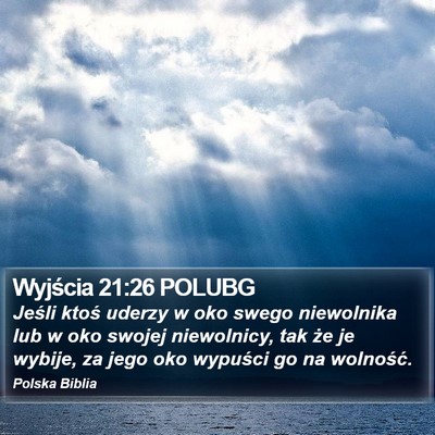 Wyjścia 21:26 POLUBG Bible Verse Image