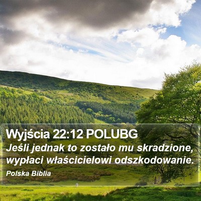 Wyjścia 22:12 POLUBG Bible Verse Image