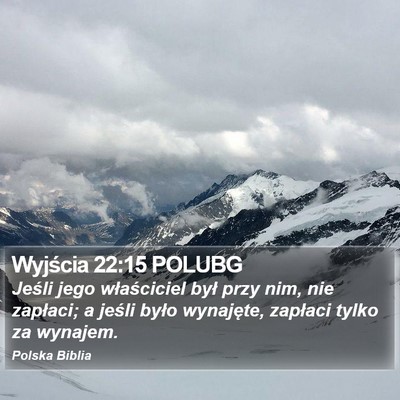 Wyjścia 22:15 POLUBG Bible Verse Image