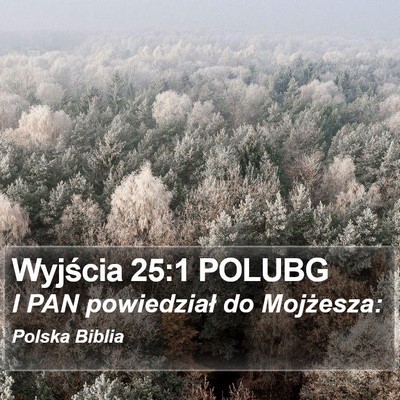 Wyjścia 25:1 POLUBG Bible Verse Image