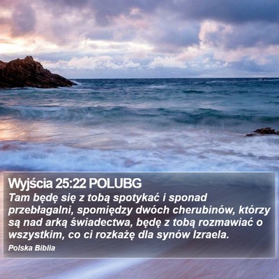 Wyjścia 25:22 POLUBG Bible Verse Image