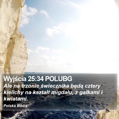 Wyjścia 25:34 POLUBG Bible Verse Image