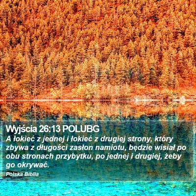 Wyjścia 26:13 POLUBG Bible Verse Image
