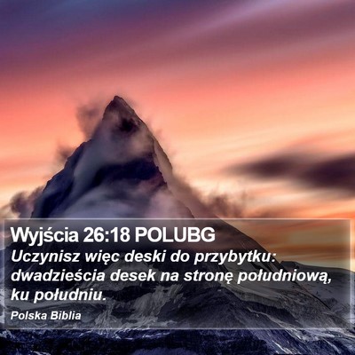Wyjścia 26:18 POLUBG Bible Verse Image