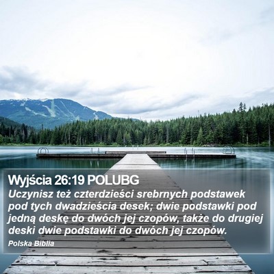 Wyjścia 26:19 POLUBG Bible Verse Image