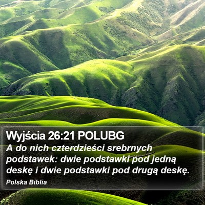 Wyjścia 26:21 POLUBG Bible Verse Image