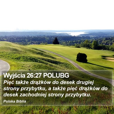 Wyjścia 26:27 POLUBG Bible Verse Image
