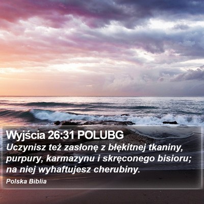 Wyjścia 26:31 POLUBG Bible Verse Image