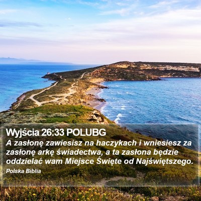 Wyjścia 26:33 POLUBG Bible Verse Image