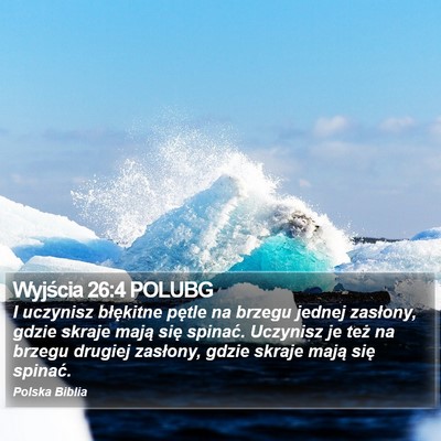Wyjścia 26:4 POLUBG Bible Verse Image