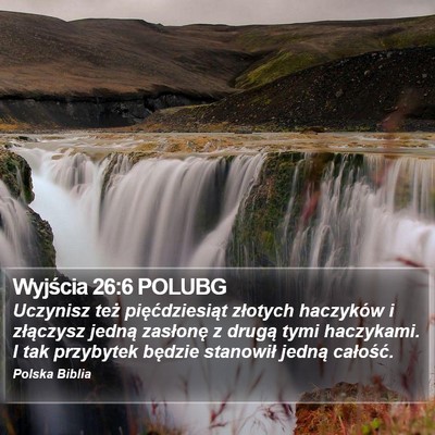 Wyjścia 26:6 POLUBG Bible Verse Image