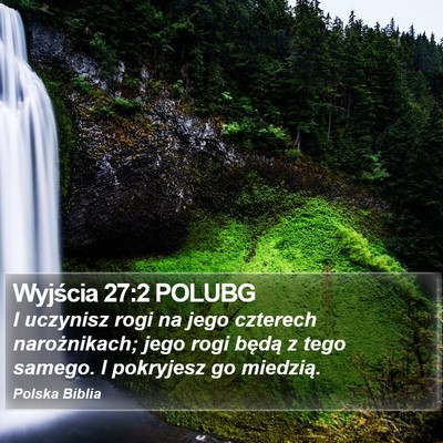 Wyjścia 27:2 POLUBG Bible Verse Image
