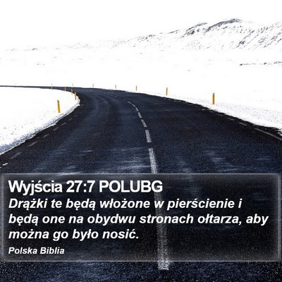 Wyjścia 27:7 POLUBG Bible Verse Image