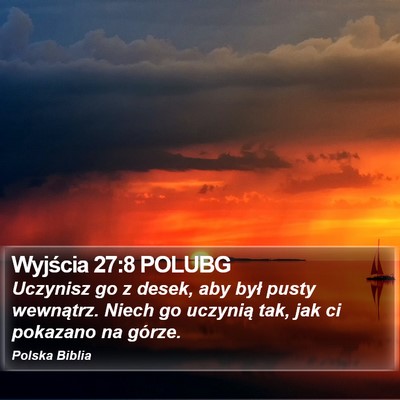 Wyjścia 27:8 POLUBG Bible Verse Image