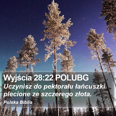 Wyjścia 28:22 POLUBG Bible Verse Image
