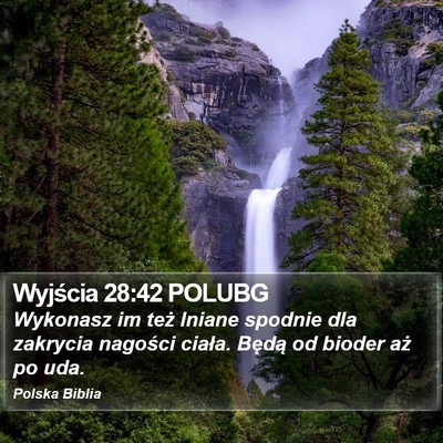 Wyjścia 28:42 POLUBG Bible Verse Image