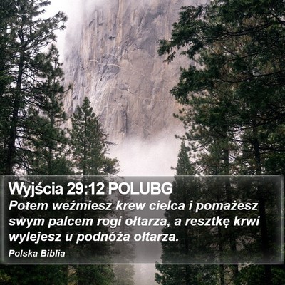 Wyjścia 29:12 POLUBG Bible Verse Image