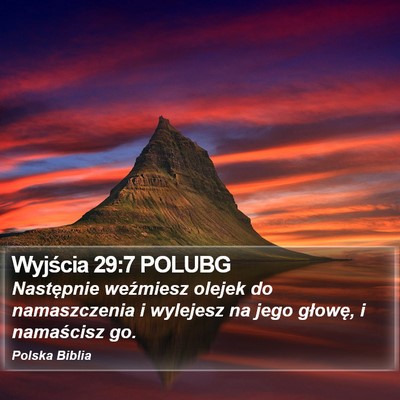 Wyjścia 29:7 POLUBG Bible Verse Image