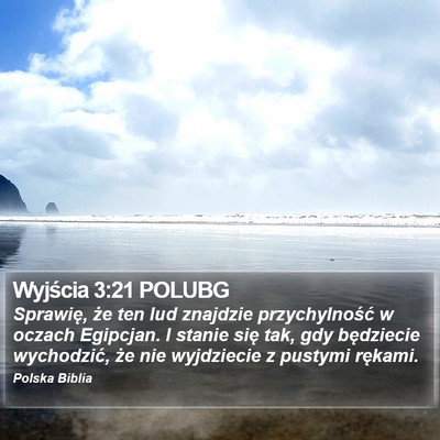 Wyjścia 3:21 POLUBG Bible Verse Image
