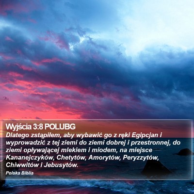 Wyjścia 3:8 POLUBG Bible Verse Image